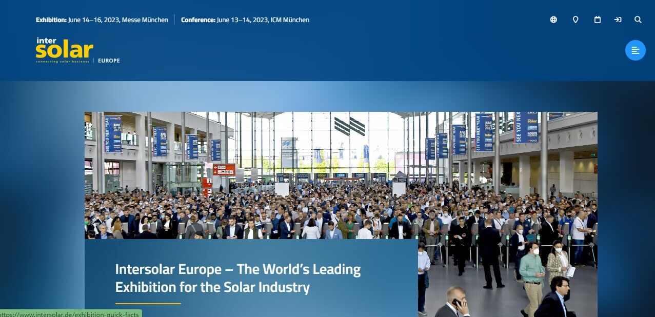 Sincerely Invite You to Visit OLYS Booth A1.640C(Inter Solar Europe)